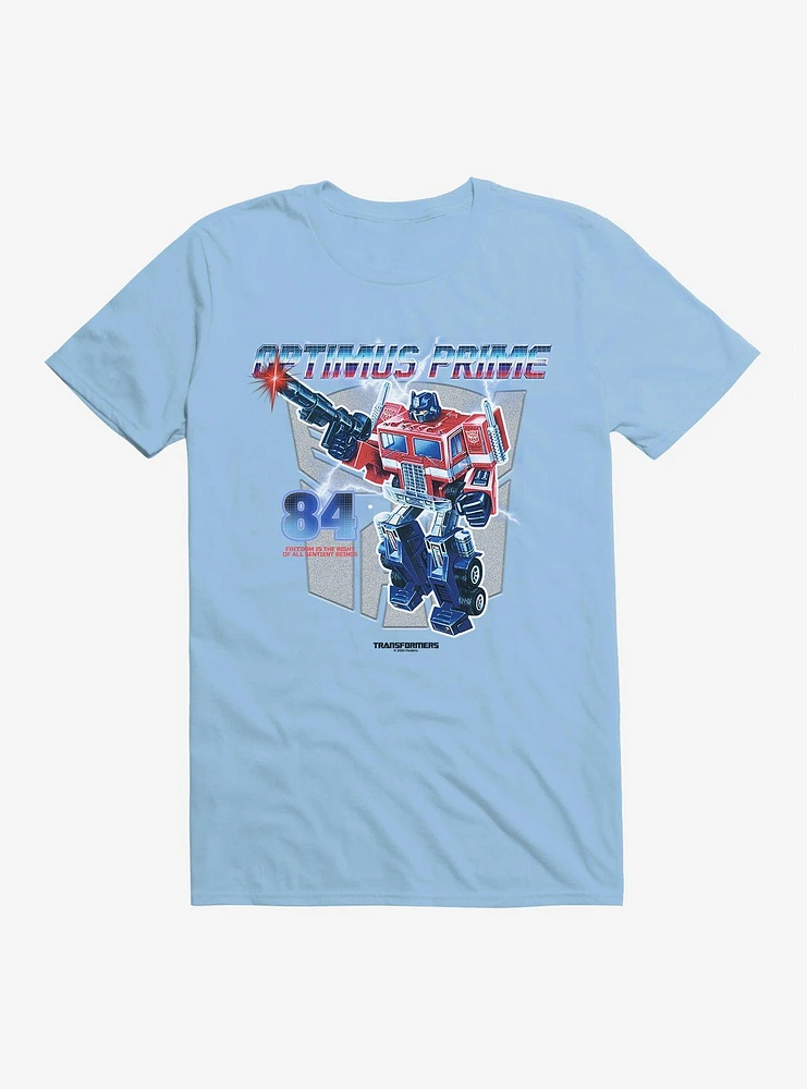 Transformers Optimus Prime The Right To Freedom T-Shirt