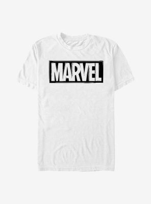 Marvel Logo Linocut T-Shirt