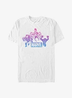 Marvel Avengers Gradient Group T-Shirt