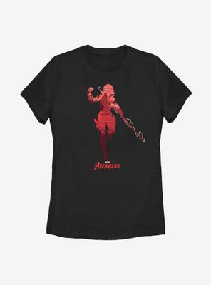 Marvel Black Widow Scene Womens T-Shirt