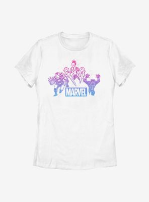 Marvel Avengers Gradient Group Womens T-Shirt