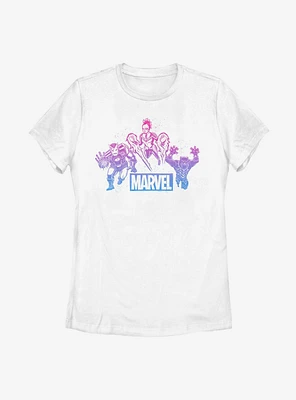 Marvel Avengers Gradient Group Womens T-Shirt