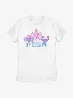 Marvel Avengers Gradient Group Womens T-Shirt