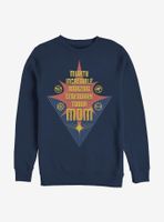 Marvel Avengers Mom List Swoosh Star Sweatshirt