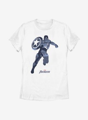 Marvel Captain America Cap Scene Womens T-Shirt