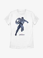 Marvel Captain America Cap Scene Womens T-Shirt