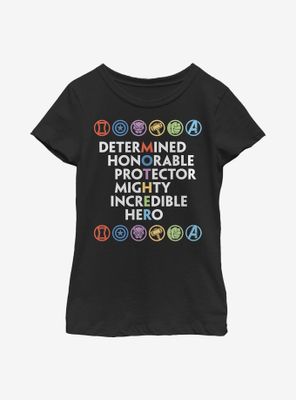 Marvel Avengers Mother Attributed Hero Youth Girls T-Shirt