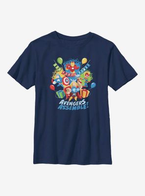 Marvel Avengers Birthday Assemble Youth T-Shirt