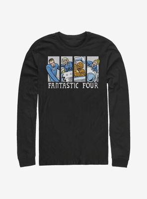 Marvel Fantastic Four Comic Long-Sleeve T-Shirt