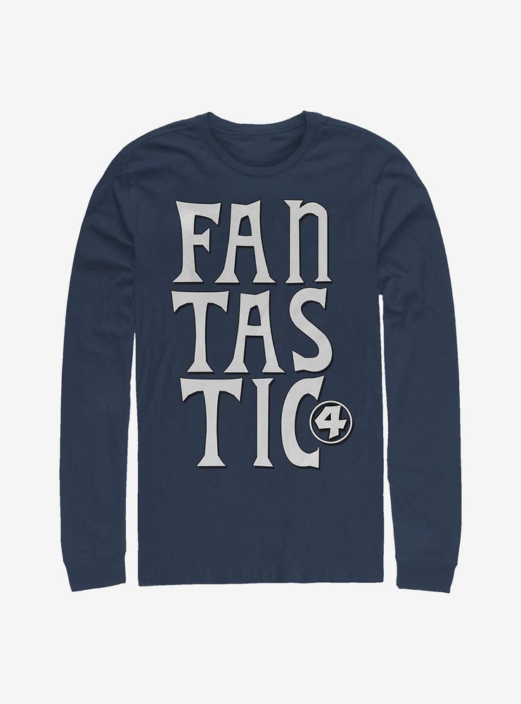 Marvel Fantastic Four Words Long-Sleeve T-Shirt