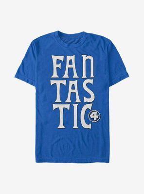 Marvel Fantastic Four Words T-Shirt