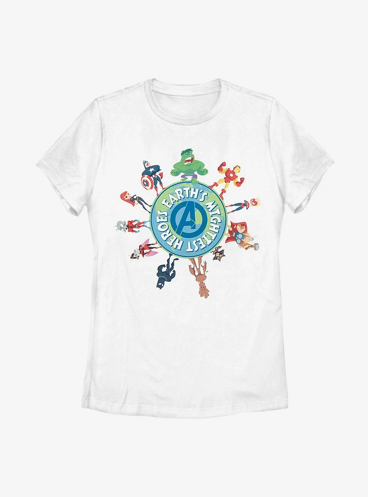 Marvel Avengers Planet Heroes Womens T-Shirt