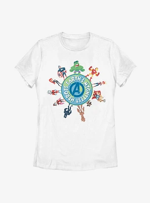 Marvel Avengers Planet Heroes Womens T-Shirt