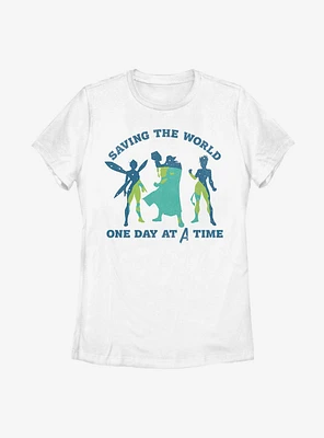 Marvel Avengers Silhouette Team Womens T-Shirt