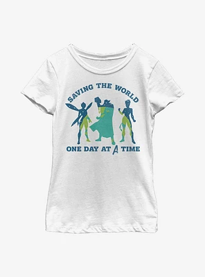 Marvel Avengers Silhouette Team Youth Girls T-Shirt