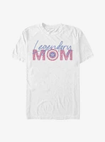 Marvel Captain America Legendary Mom Flowers T-Shirt