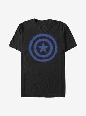 Marvel Captain America Woodcut Cap T-Shirt