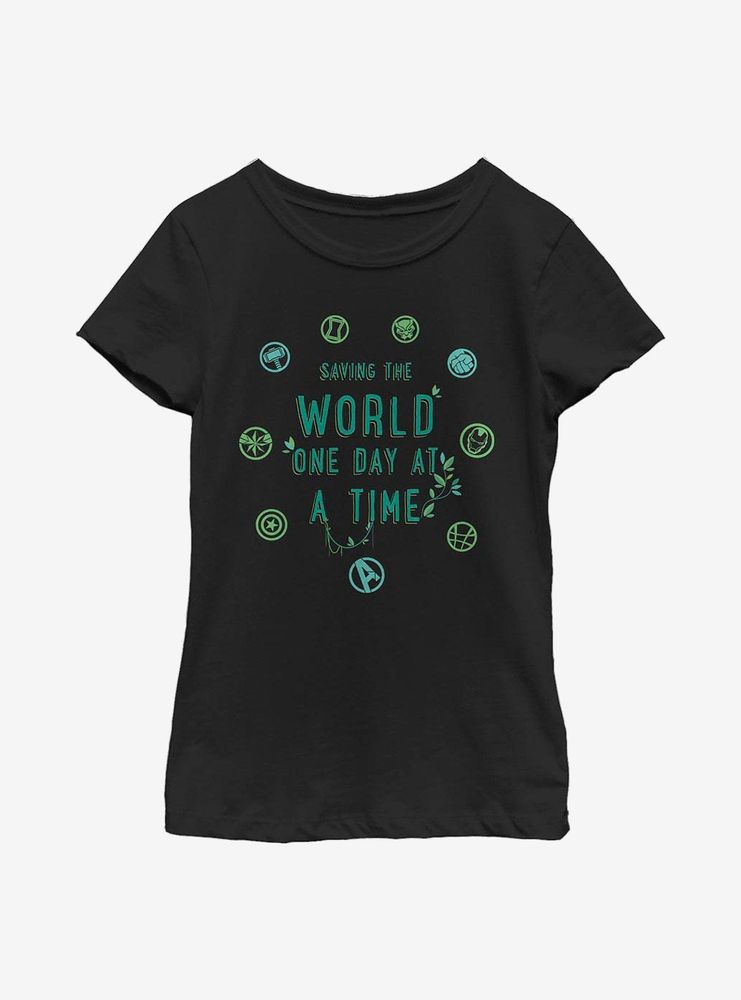 Marvel Avengers World Icons Youth Girls T-Shirt