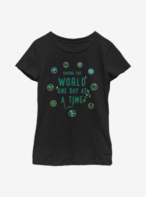 Marvel Avengers World Icons Youth Girls T-Shirt