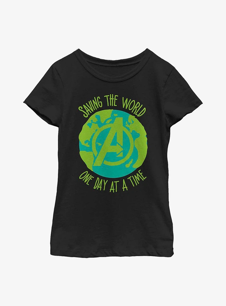 Marvel Avengers World Time Youth Girls T-Shirt