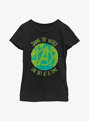 Marvel Avengers World Time Youth Girls T-Shirt