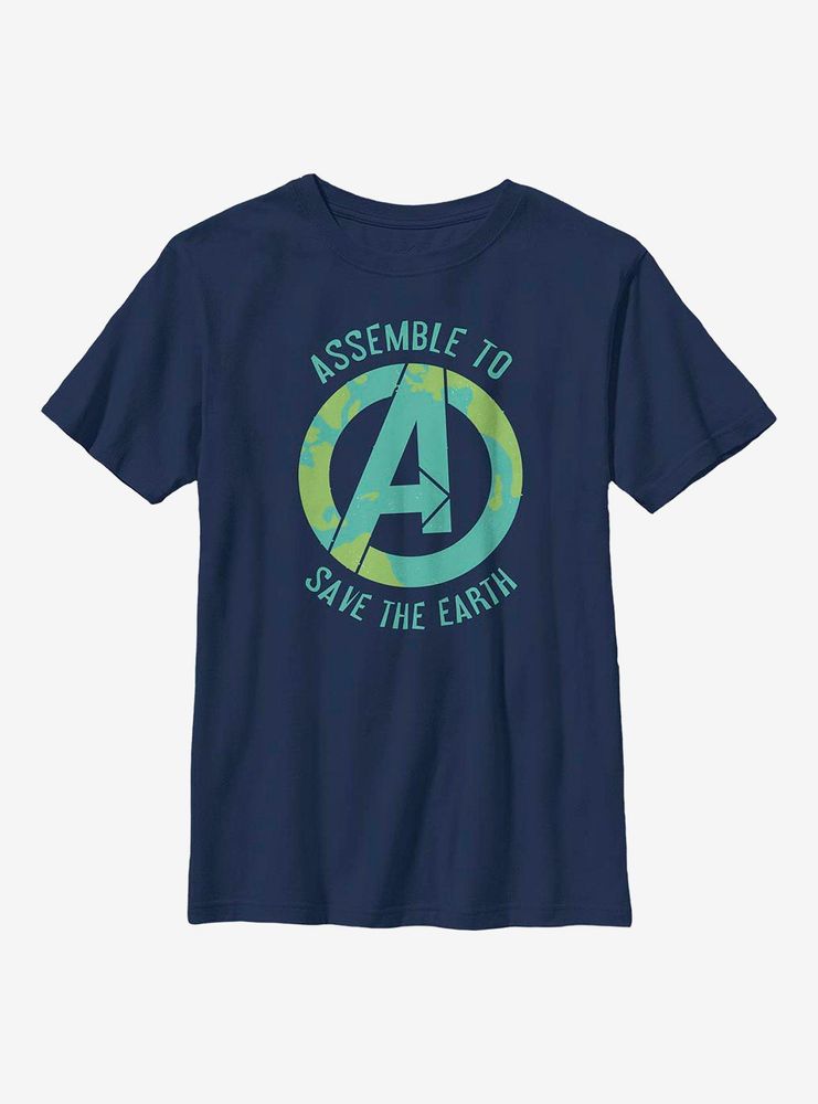 Marvel Avengers Assembling To Save Youth T-Shirt