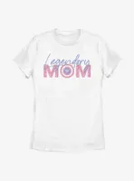 Marvel Captain America Legendary Mom Flowers Womens T-Shirt