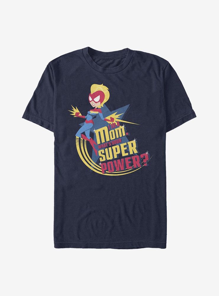 Boxlunch Marvel Captain Super Power Mom T-Shirt