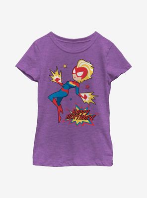 Marvel Captain Cap Birthday Youth Girls T-Shirt