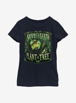 Marvel Guardians Of The Galaxy Groot Trees Save Earth Youth Girls T-Shirt