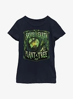 Marvel Guardians Of The Galaxy Groot Trees Save Earth Youth Girls T-Shirt