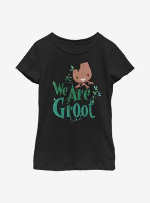 Marvel Guardians Of The Galaxy Groots World Youth Girls T-Shirt