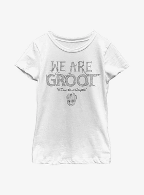 Marvel Guardians Of The Galaxy Grow Together Youth Girls T-Shirt