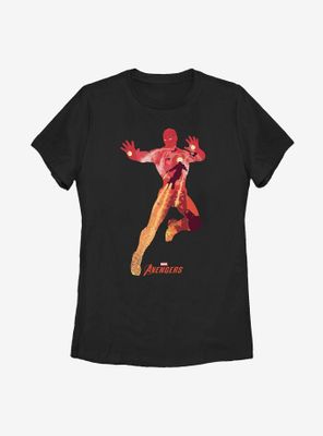 Marvel Iron Man Scene Womens T-Shirt