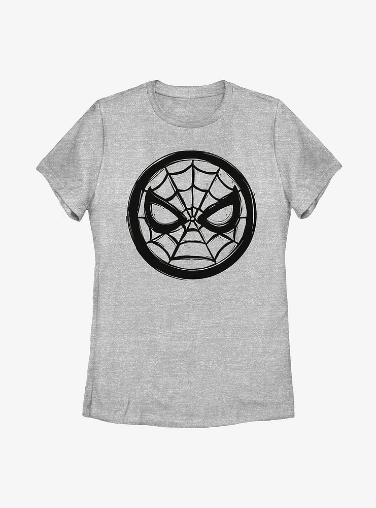 Marvel Spider-Man Woodcut Womens T-Shirt