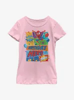 Marvel Spider-Man Birthday Hero Youth Girls T-Shirt