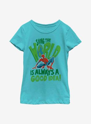 Marvel Spider-Man Spider World Youth Girls T-Shirt