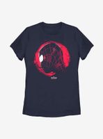 Marvel Spider-Man Circle Face Womens T-Shirt