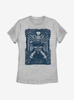 Marvel Wolverine Stencil Womens T-Shirt