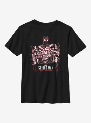 Marvel Spider-Man A Hero Editorial Youth T-Shirt