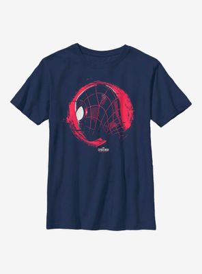 Marvel Spider-Man Circle Face Youth T-Shirt
