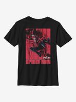 Marvel Spider-Man Panel Morales Paint Youth T-Shirt