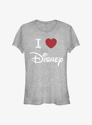 Disney Classic I Heart Logo Girls T-Shirt