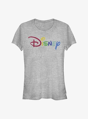 Disney Classic Multicolor Logo Girls T-Shirt