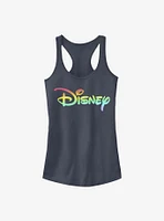 Disney Classic Rainbow Fill Logo Girls Tank