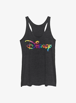 Disney Classic Tie Dye Fill Logo Girls Tank