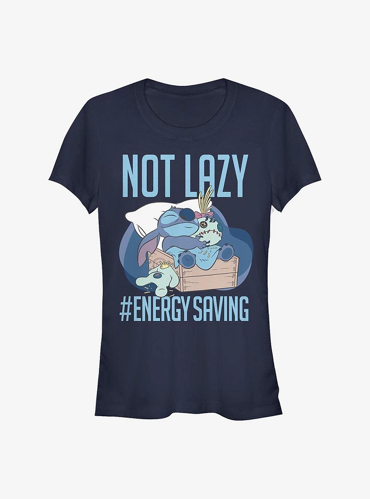Disney Lilo & Stitch Lazy Energy Girls T-Shirt
