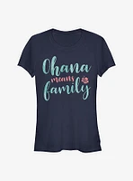 Disney Lilo & Stitch Ohana Script Girls T-Shirt