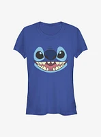 Disney Lilo & Stitch Face Large Girls T-Shirt