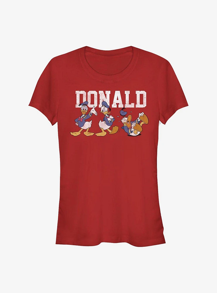 Disney Donald Duck Poses Girls T-Shirt